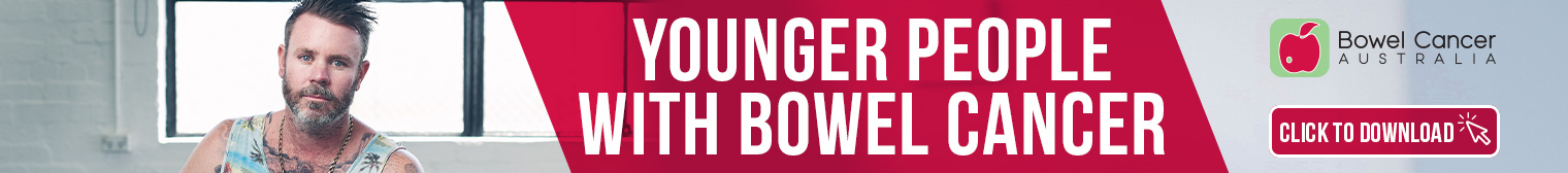 BCA 2020 Website Banner Ad 1520x168 Younger People with Bowel Cancer